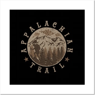 Appalachian Trail National Park Hiking T Posters and Art